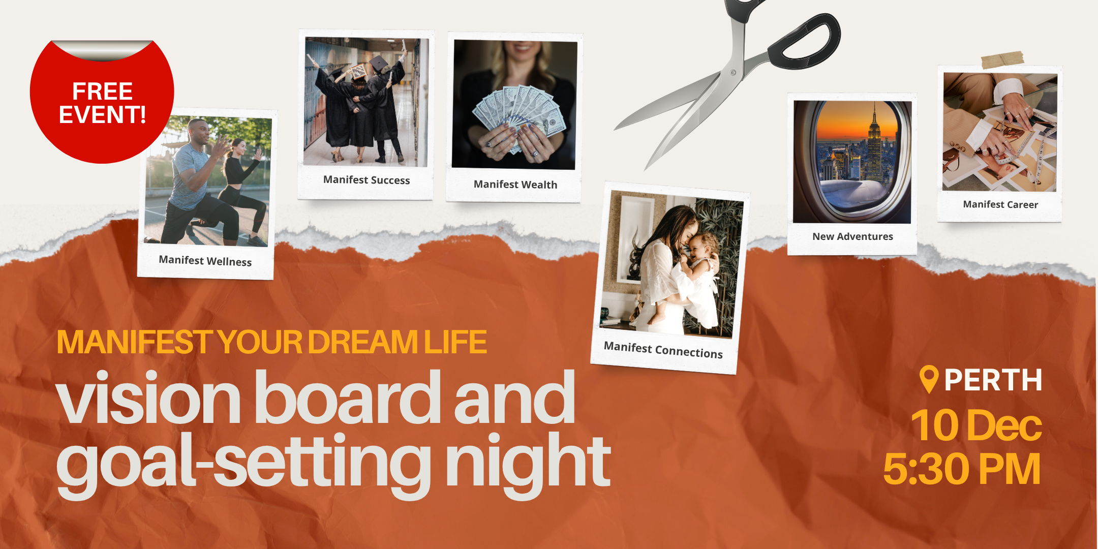 Vision Board and Goal Setting Night Perth